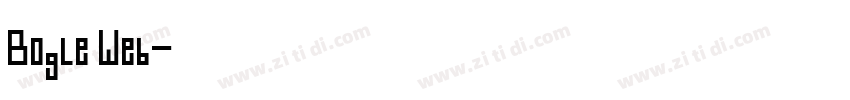 Bogle Web字体转换